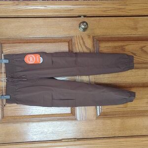Boy's Brown Wonder Nation Cargo Pants M (8)